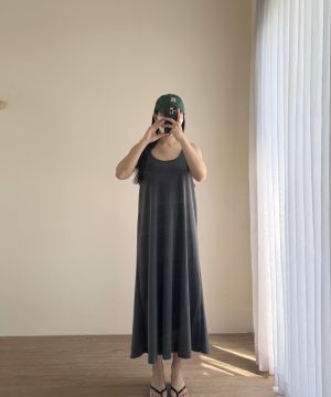 莫代爾彈性背心洋裝