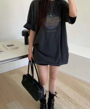 美式寬鬆地球tee / 4色