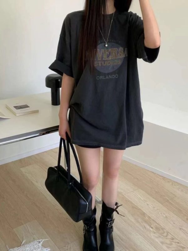 美式寬鬆地球tee / 4色