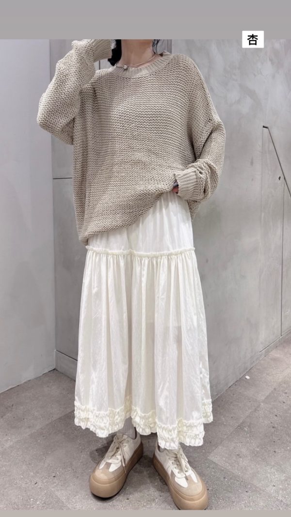 彈性仙女裙 / 白
