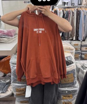 無刷毛長版帽踢