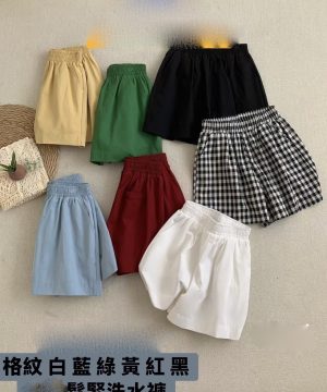 寬鬆棉麻短褲