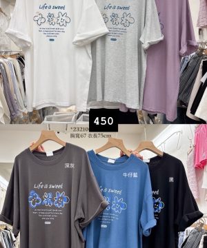 花花寬鬆tee / 6色