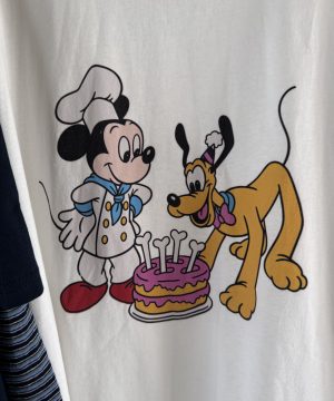 可愛慶生假兩件長tee / 2色