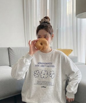 花花寬鬆大學tee / 6色