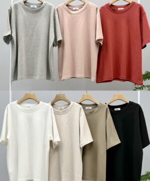 質感挺版素tee