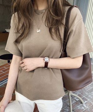 衣櫃裡要有的質感素tee / 7色