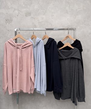 柔軟連帽蓋屁屁帽tee / 5 色
